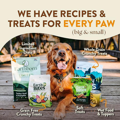 Earthborn Holistic Great Plains Feast Bison Meal & Vegetables Grain-Free High Protein Dry Food for Dogs & Puppies (4 lb. Bag)