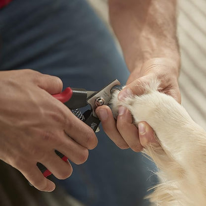 Franklin Sports Pet Supply – Dog & Cat Nail Clippers with Safety Guard – Grooming – Stainless Steel – Professional Grade