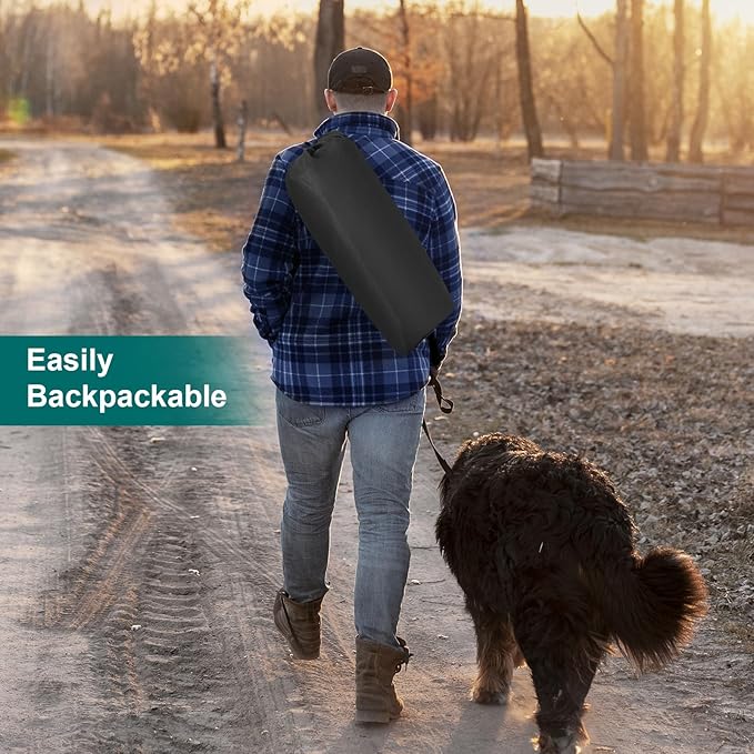 Ownpets Collapsible Dog Crate, 36 inch Portable Travel Dog Crate for Large Dogs, 4-Door Foldable Pet Kennel with Durable Mesh Windows & Double-Sided Soft Mat