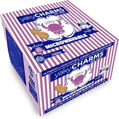 Himalayan Dog Chew YakyCharms Peanut Butter Popcorn Dog Treats | Dog Training, Treats for Dogs, 100% Yak Cheese | Microwavable, Gluten, Grain, Lactose Free, USA Made | 12 Pack, White
