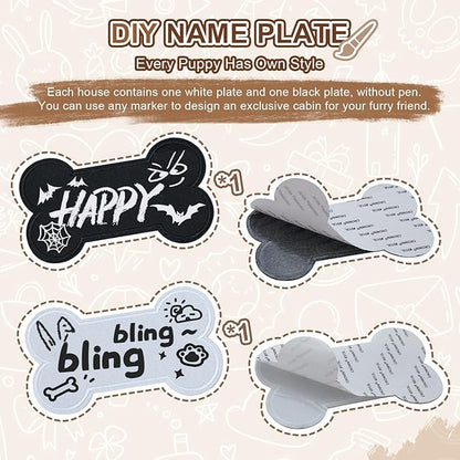 Jiupety Indoor Dog House with Frame, Large Dog Cave Bed, Insulated Cozy, Suitable for 50-90 lb, Jumbo (38"×30"×28"), Brown