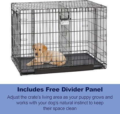 MidWest Homes for Pets Ovation Double Door Dog Crate, 24-Inch