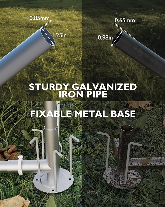 Large Outdoor Dog Kennel, Big Outside Dog House, Heavy Duty Dog Run Enclosure Playpen Coop Fence with Waterproof and Anti-UV Cover Roof, 13.1 x 9.8 x 6.4 Ft