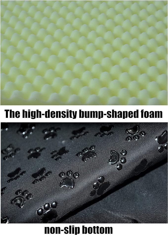 Cat Bed or Dog Bed,2 Ways to Use,Indoor Pet House with Fluffy Mat,Removable and Washable Cover,Splash-Proof House and Non-Slip Bottom,for Cats and Small Dogs(S Brick)