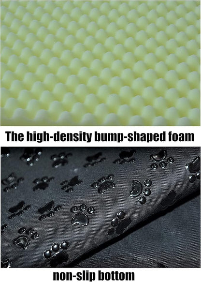 Dog Bed,2 Ways to Use,Indoor Pet House with Fluffy Mat,Removable and Washable Cover,Splash-Proof House and Non-Slip Bottom,for Large Dogs(XL Star)