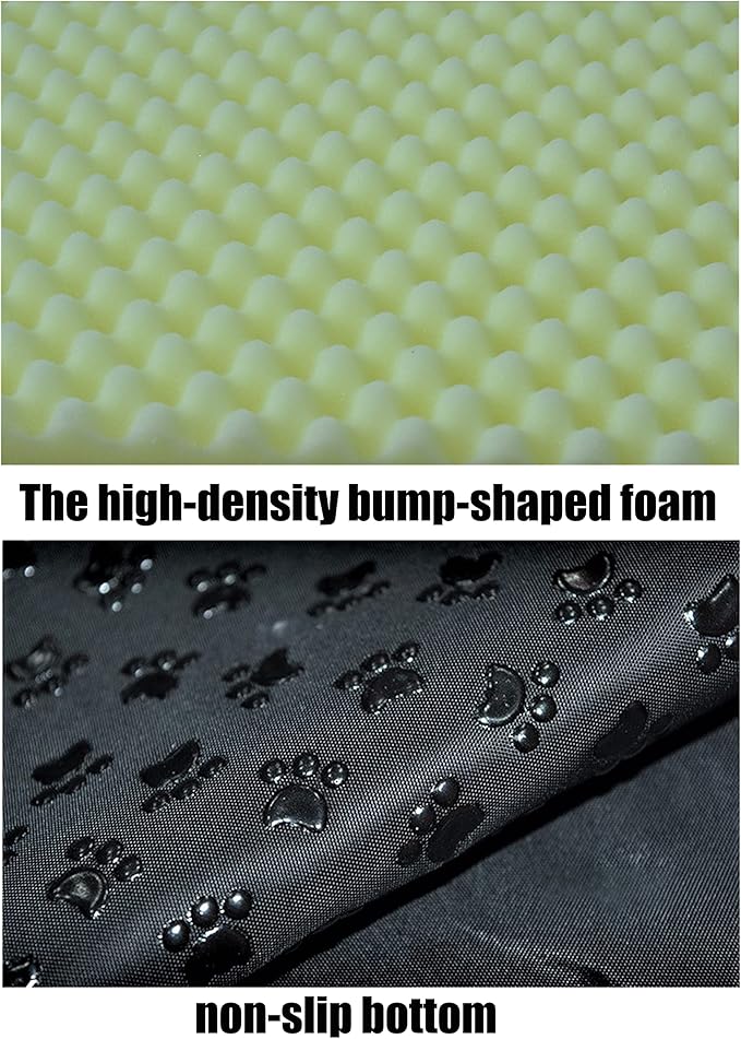 Dog Bed,2 Ways to Use,Indoor Pet House with Fluffy Mat,Removable and Washable Cover,Splash-Proof House and Non-Slip Bottom,for Extra Large Dogs(3XL Brick)