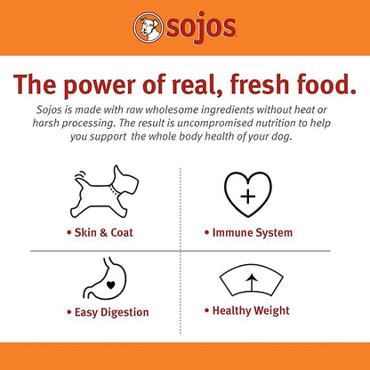Sojos Natural Pet Food Complete Turkey Recipe Dehydrated Dog Food, 7 lb, Blue
