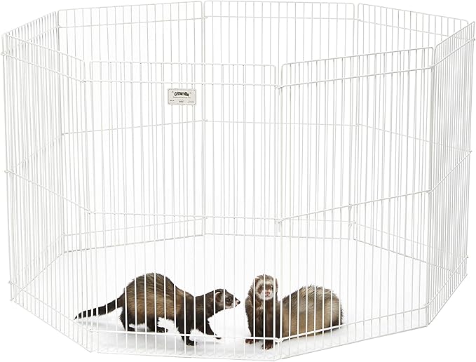 MidWest Homes for Pets 100-29 Ferret Nation Small Animal Exercise Pen