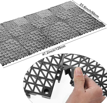 8 PCS Kennel Deck Kennel Flooring for Outdoor Dog Enclosure Dog Pens Outside Keeping The Dog Away from The Ground(11.8inch*11.8inch)