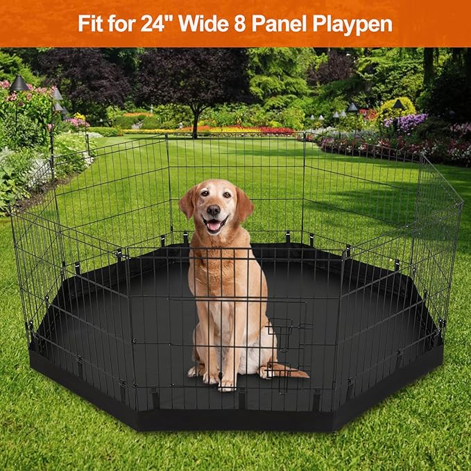 PJYuCien Bottom Pad - Fits 8 Panels 24 Inch Width Plastic/Metal Pet Pen Octagonal Dog Playpen(Note: Only Pen Bottom Pad, No Playpen!!!)