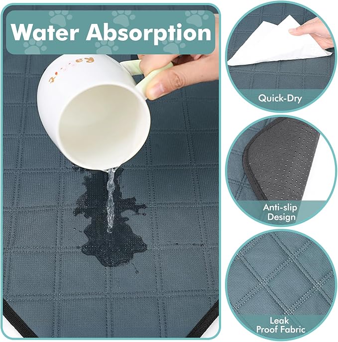 Dog Cat Playpen Indoor Outdoor for Puppy Pet Dog Cat Travel and Recovery After Surgery, Dog Enclosure Tent Crates Cage, Portable Pop Up Dog Kennel with Carrying Case(Grey, Small with Pad)