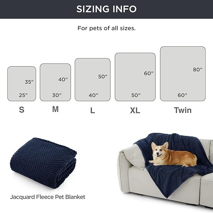 Bedsure 1 Pack 2 Dog Blankets for Small Dogs - 2pcs Washable Soft Fluffy Puppy Blanket with Premium 300GSM Coral Fleece, Cozy Cat Blankets for Indoor Cats, Fuzzy Pet Blanket for Kitten Doggy, Navy