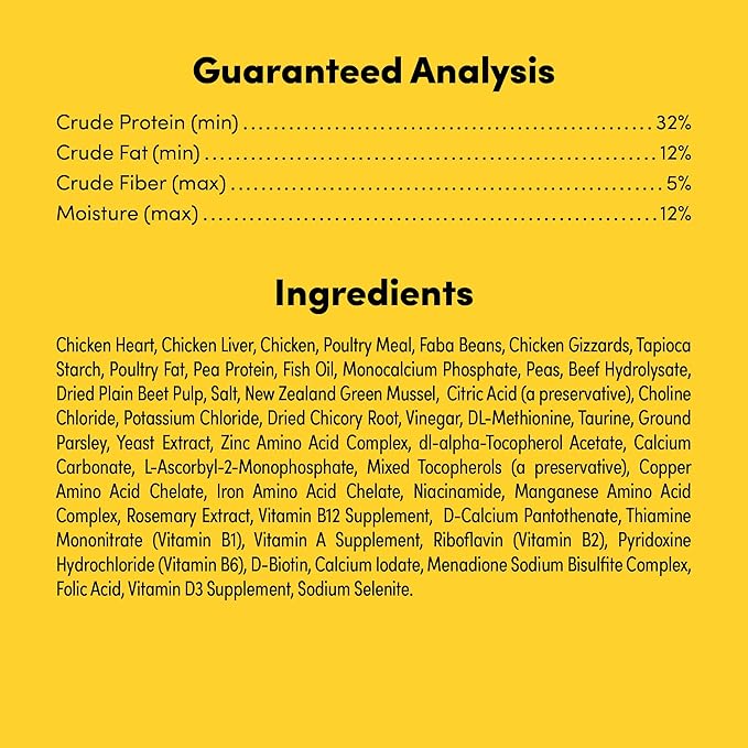 RawMix33 Premium Freeze-Dried Raw Cage-Free Chicken Recipe Dog Food, Protein Rich, Includes Kibble, Non-GMO, No Wheat or Corn, 2.2 lbs