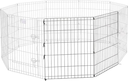 MidWest Homes for Pets Universal Pet Playpen 2-Panel Extension Kit | Fits Metal 30-Inch Dog Pens | Kit Measures, 24x30 Inch (Pack of 2)