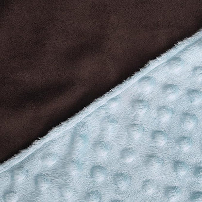 Reversible Sling Pet Carriers — Versatile Polyester Over-the-Shoulder Carriers for Small Dogs, Brown/Blue