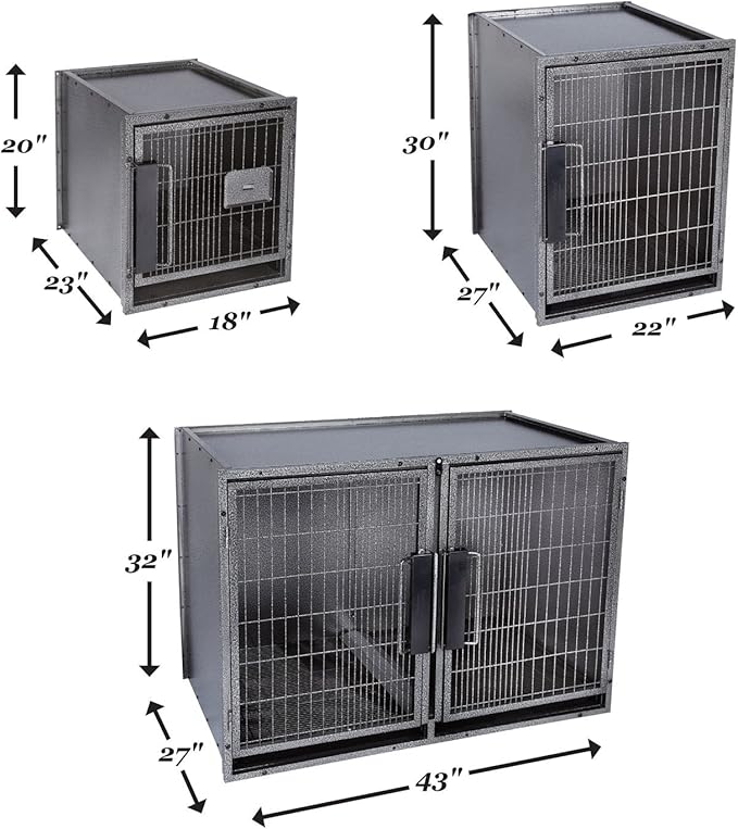 ProSelect Small Modular Kennel Cage, Graphite