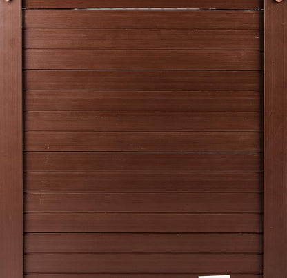 New Age Pet ECOFLEX Dog Crate End Table - Furniture-Style Pet Crate for Crate Trained Dogs - Stainless Steel Tubing & a Latched Closure - 10 Year Manufacturer's Warranty, Small