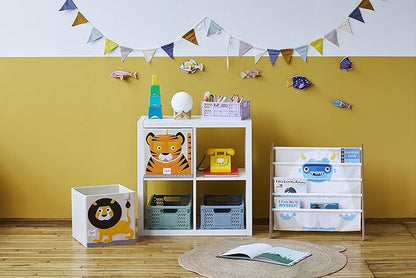 3 Sprouts Modern Folding Crate - Medium & Large Combo Pack - Green