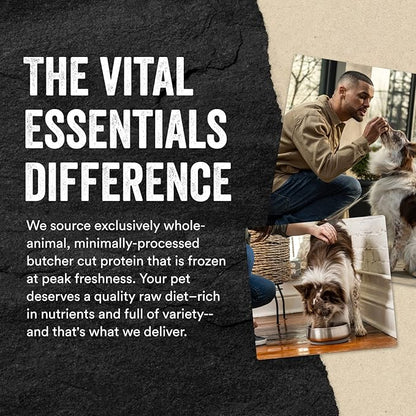 Vital Essentials Freeze Dried Raw Dog Food, Chicken Mini Nibs Entree, 14 oz