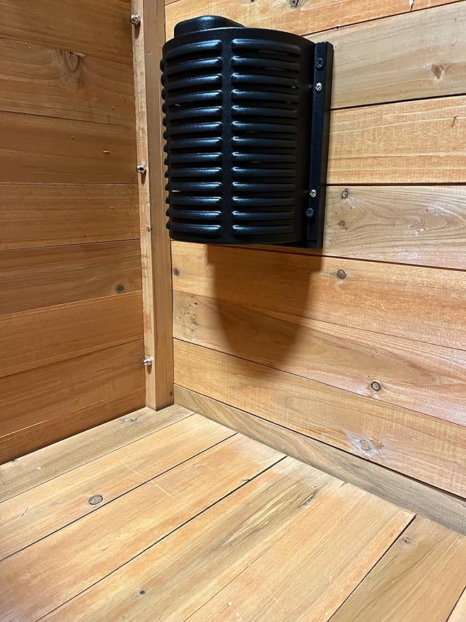 by Akoma Pet Products | 400w Dog House Furnace with 10-Foot Cord | Installs in Minutes | Safe - Dry Heat | Won't Burn Pets