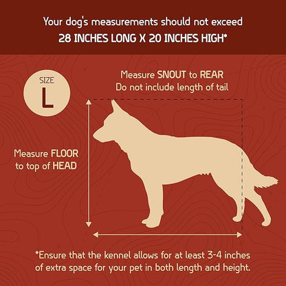 SportPet Designs Plastic Airline Approved Kennels Wire Door Travel Dog Crate, Large