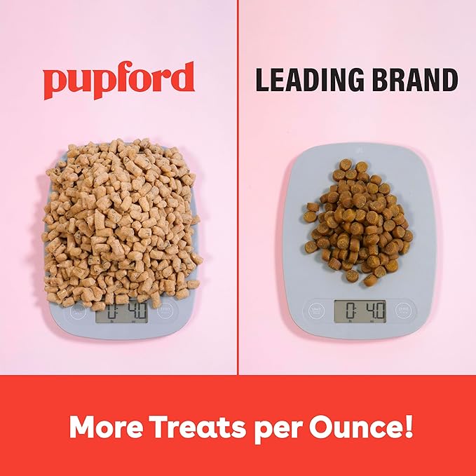 Pupford Freeze Dried Training Treats for Dogs & Puppies, 240+ Four Ingredient Bites (Turkey & Veggies, 5 oz)
