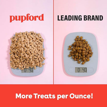 Pupford Freeze Dried Training Treats for Dogs & Puppies, 240+ Four Ingredient Bites (Turkey & Veggies, 5 oz)