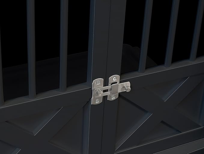 zoovilla Merry Products Triple Door Medium Dog Crate, Dog Kennel, Dog Cage