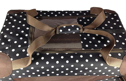 Pet Life Vista-View 360 Degree Zippered and Collapsible Soft Folding Dog Crate - Folding Travel Dog Kennel with Zippered Entrances Along The Pet Crate