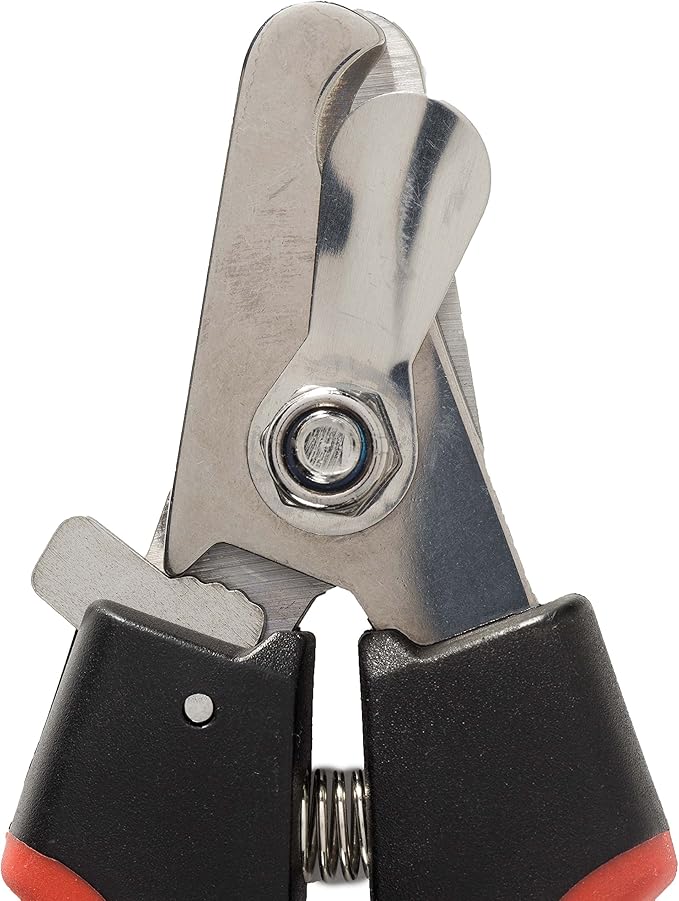 Franklin Sports Pet Supply – Dog & Cat Nail Clippers with Safety Guard – Grooming – Stainless Steel – Professional Grade