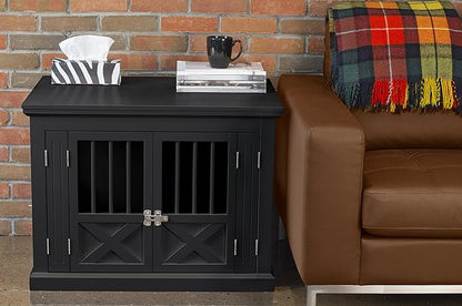 zoovilla Merry Products Triple Door Medium Dog Crate, Dog Kennel, Dog Cage