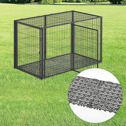 8 PCS Kennel Deck Kennel Flooring for Outdoor Dog Enclosure Dog Pens Outside Keeping The Dog Away from The Ground(11.8inch*11.8inch)