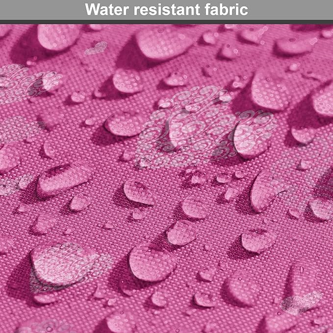 Lunarable Love Dog Crate Cover, Romantic Theme Abstract Heart Shapes Valentines Day 14th February Design, Easy to Use Pet Kennel Cover for Cats & Medium Dogs, 30 Inch, Hot Pink