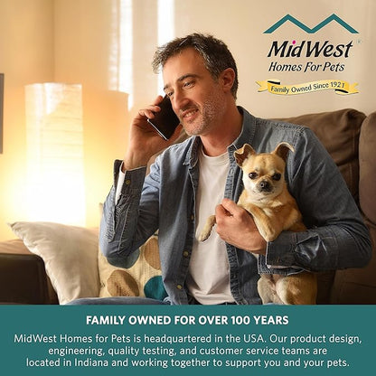 New World Pet Products Dog Crate Comfort Kit, Matching Dog Crate Cover & Dog Bed to Make Your Dog's Crate Their Home, Fits 24-Inch Long Dog Crates, Dog Crate Not Included