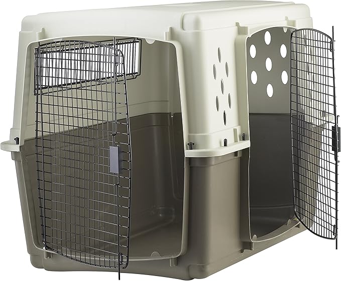 Pet Lodge® Two Door Dog Crate | Designed for Air Transport | Easy to Clean Pet Crate | Great for Pets Up to 100lbs | X-Large