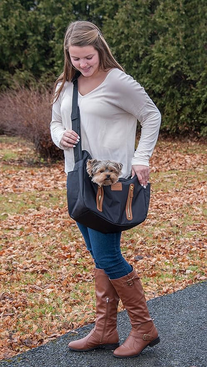 Pet Gear Tote/Sling Carrier for Cats/Dogs, Storage Pocket, Removable Washable Liner, Zippered Top and Mesh Windows, 2 Models, 6 Colors