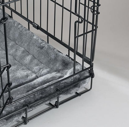 Plush Mats - Versatile and Comfortable Mats for Dogs and Cats - X-Large, 35"L x 22"W, Gray