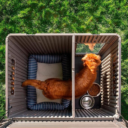 Lifetime Deluxe Dog House, Weather Protected with Adjustable Vents, Ideal Shelter for Medium to Large Dogs