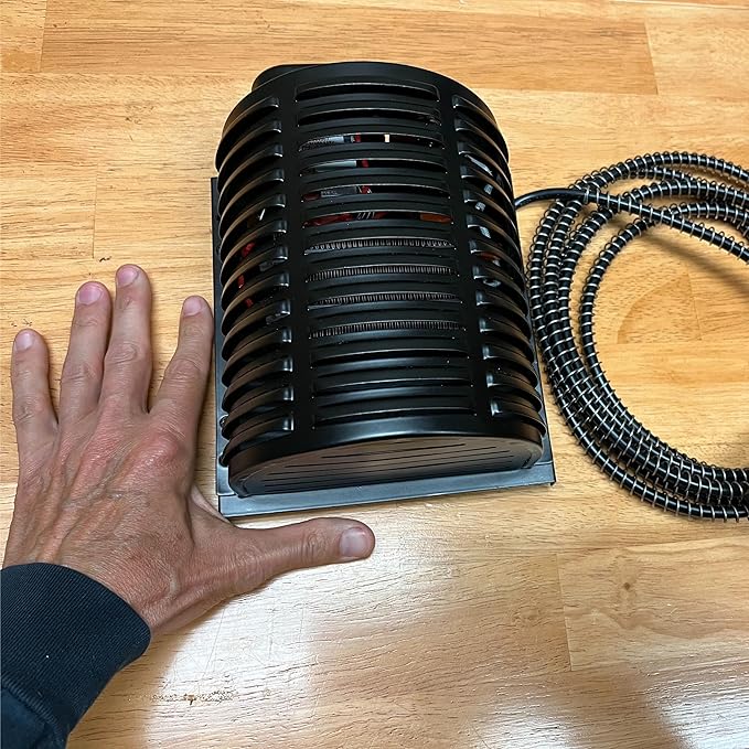 by Akoma Pet Products | 400w Dog House Furnace with 10-Foot Cord | Installs in Minutes | Safe - Dry Heat | Won't Burn Pets