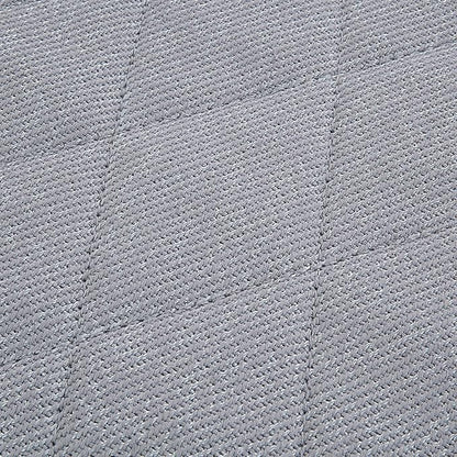 HOMBYS Chew Proof Dog Crate Pad Mat, Indestructible Kennel Pad for Aggressive Chewers, Durable and Water Resistant Teething Puppy Crate Mats for Dogs Cages (Medium(35" L x 22" W), Grey)