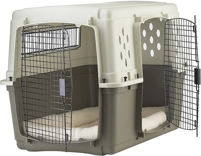 Pet Lodge® Two Door Dog Crate | Designed for Air Transport | Side Door Dog Kennel | Great for Pets Up to 70 lbs | Large