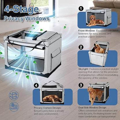 Soft Travel Dog Crate - 42 Inch