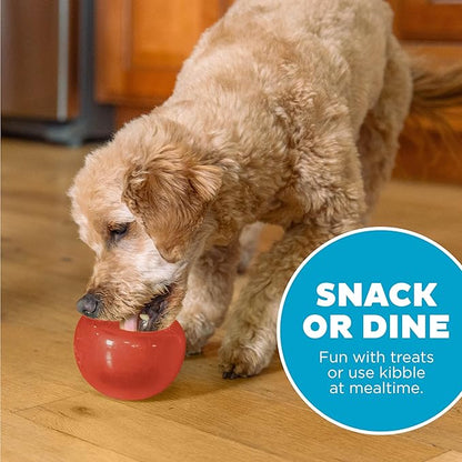 Outward Hound by Planet Dog Lil' Snoop Interactive Treat Dispensing Dog Toy, Small, Red