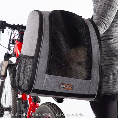 K&H Pet Products Universal Rear Bike Mount for Travel Bike Cat and Dog Bicycle Basket & Backpack Black Universal Fit Mount