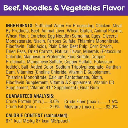 PEDIGREE CHOICE CUTS in Gravy Adult Soft Wet Meaty Dog Food Variety Pack, (18) 3.5 oz. Pouches