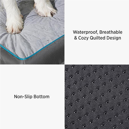 Lesure Dog Bed Cover - Extra Large Dog Bed Washable Removable Cover, Replacement Cover for Orthopedic Pet Mad Beds, 44x32x4 Inches Grey