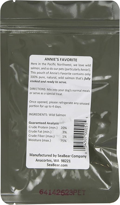 SeaBear Annie's Favorite Wild Salmon for Dogs, 3.0 Ounce