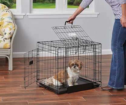 MidWest Homes for Pets Ovation Double Door Dog Crate, 24-Inch