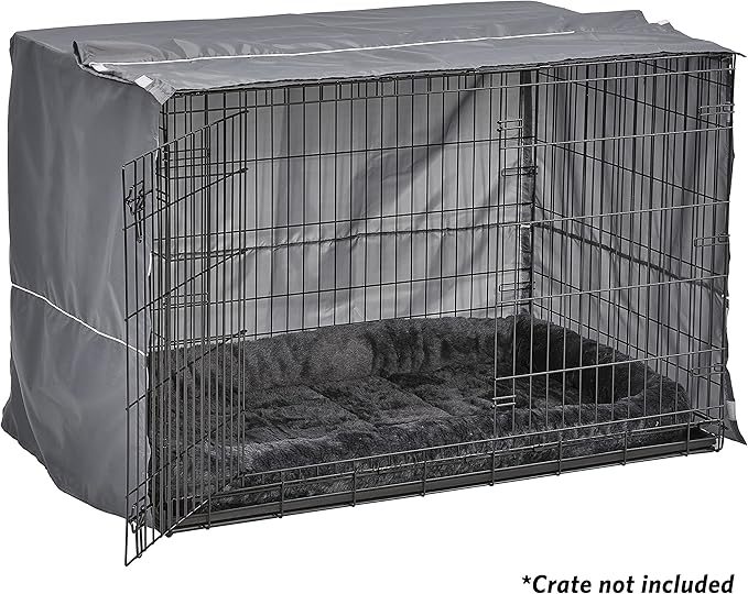 New World Dog Crate Comfort Kit, Matching Dog Crate Cover & Dog Bed to Make Your Dog's Crate Their Home, Fits 48-Inch Long Dog Crates, Dog Crate Not Included