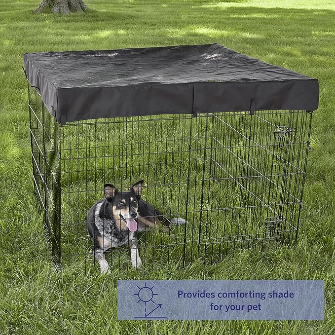 MidWest Homes for Pets Square Exercise Pen Fabric Mesh Top